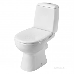 Унитаз-компакт Santek Цезарь с горизонтальным выпуском 1WH301746