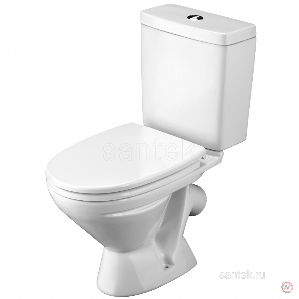 Унитаз-компакт Santek Лига с диагональным выпуском 1WH302141