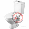 Унитаз-компакт Santek Лига с диагональным выпуском 1WH302141