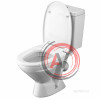 Унитаз-компакт Santek Лига с диагональным выпуском 1WH302141