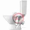 Унитаз-компакт Santek Лига с диагональным выпуском 1WH302141