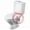 Унитаз-компакт Santek Лига с диагональным выпуском 1WH302197