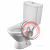 Унитаз-компакт Santek Лига с диагональным выпуском 1WH302197