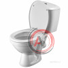 Унитаз-компакт Santek Паллада с горизонтальным выпуском 1WH302376