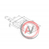 M85AWCC0452WG X-Joy, Раковина мебельная, керамическая, 45 см, встроенная, цвет: белый, глянец