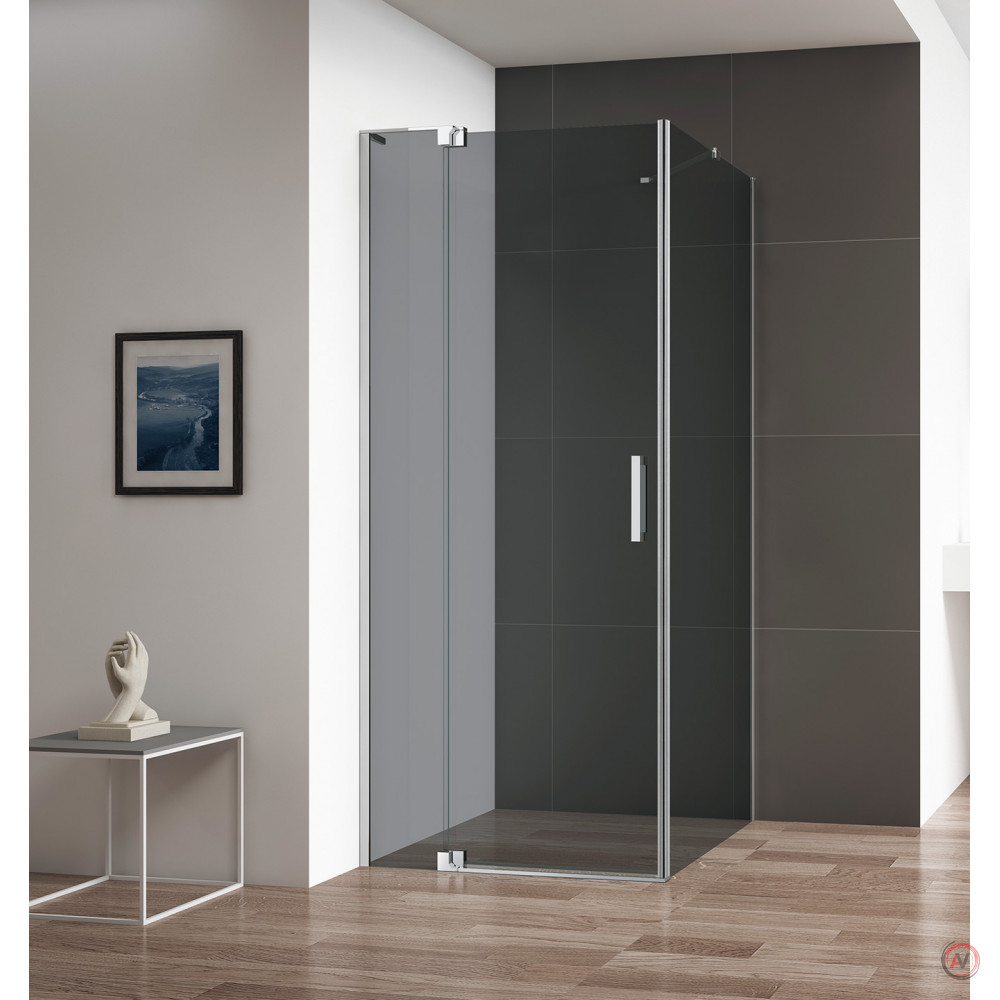 Душевой уголок CEZARES SLIDER-AH-1-100-80/90-GRIGIO-Cr