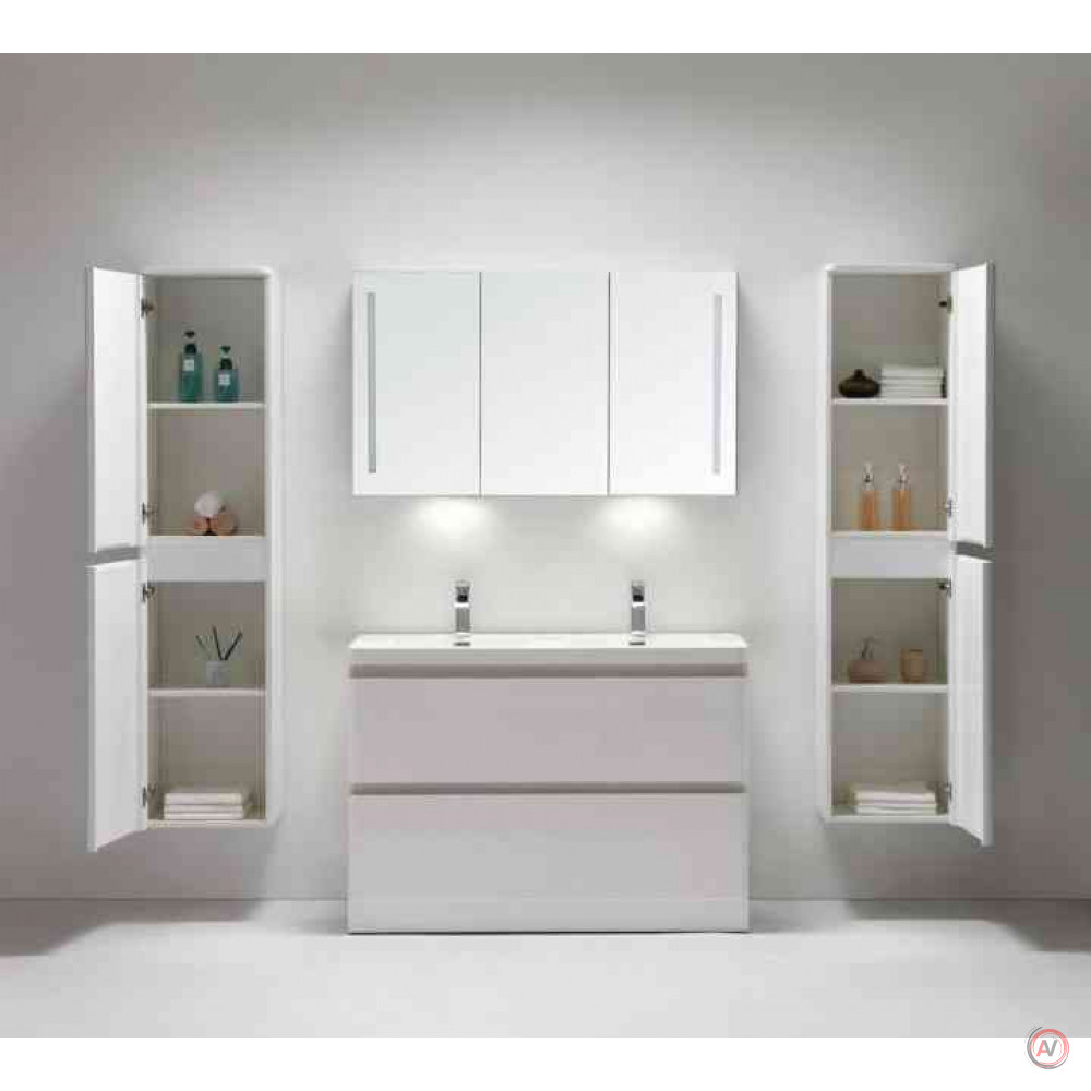 Шкаф подвесной BelBagno ENERGIA-N-1700-2A-SC-BL-L Bianco Lucido