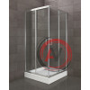 Душевой уголок BelBagno UNO-A-2-80-C-Cr