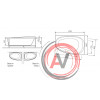 W80A-170L110W-R Like, каркас 170х110 см, левосторонний, шт