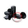 F85A10522 X-Joy TouchReel смеситель д/ванны/душа нажимной, чёрный