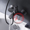 F85A10522 X-Joy TouchReel смеситель д/ванны/душа нажимной, чёрный