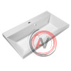 Раковина из литьевого мрамора BelBagno BB800/450-LV-MR-AST