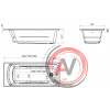 ванна акриловая PRIME 150x75 Marka One