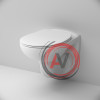 C741700SC Sense подвесной унитаз без ободка с сиденьем микролифт