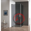 Душевой уголок CEZARES SLIDER-AH-1-90-90/100-GRIGIO-Cr