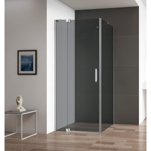 Душевой уголок CEZARES SLIDER-AH-1-100-90/100-GRIGIO-Cr