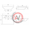 Раковина BelBagno REGINA BB104L