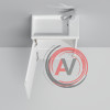 M85AWCC0452WG X-Joy, Раковина мебельная, керамическая, 45 см, встроенная, цвет: белый, глянец