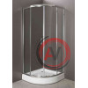 Душевой уголок BelBagno UNO-R-2-95-C-Cr