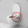 C801701SC Like подвесной унитаз FlashClean с сиденьем микролифт