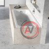 Ванна акриловая прямоугольная Ravak CHROME SLIM 170x75 белая C741300000