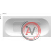Ванна акриловая прямоугольная Ravak CITY 180х80 C920000000