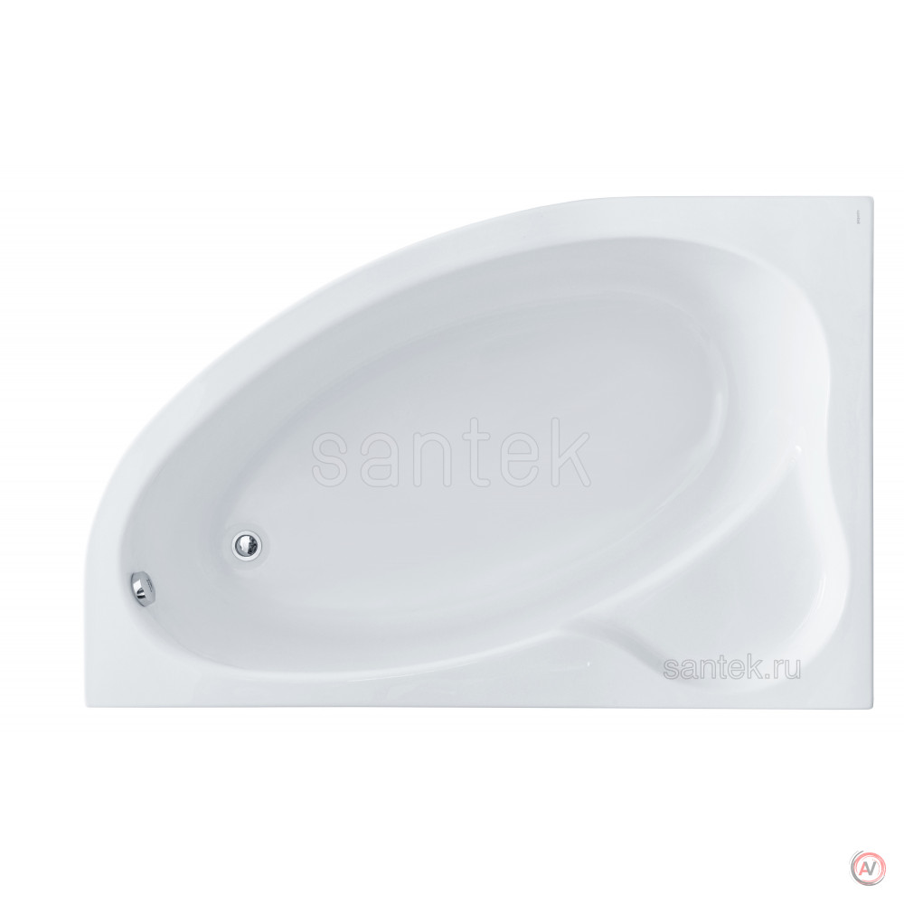 Ванна Santek Эдера 170х110 L асимметричная белая 1WH111995