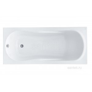 Ванна Santek Каледония 160х75 прямоугольная белая 1WH302388