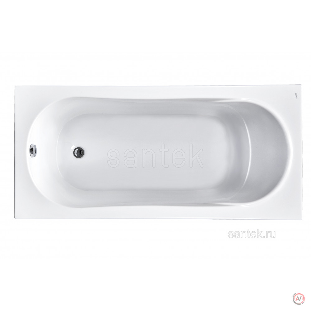 Ванна Santek Касабланка XL 170х80 прямоугольная белая 1WH302441