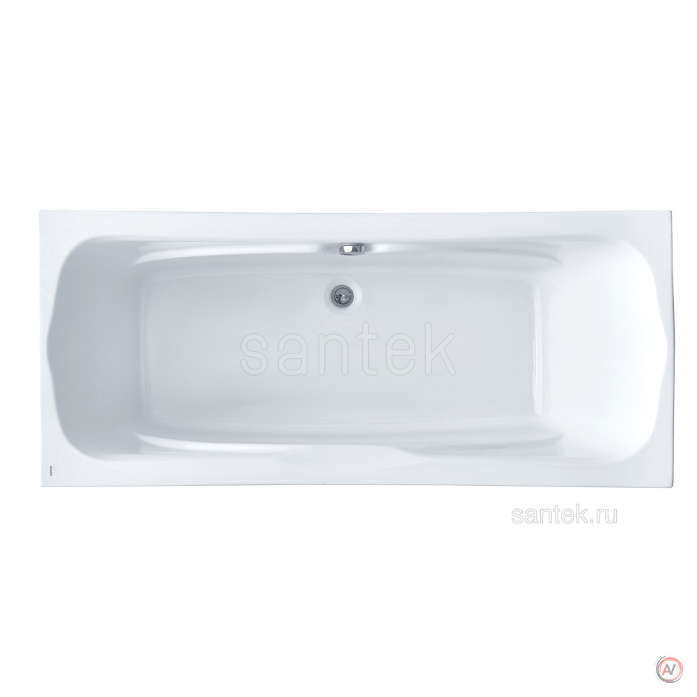 Ванна Santek Корсика 180х80 прямоугольная белая 1WH111981