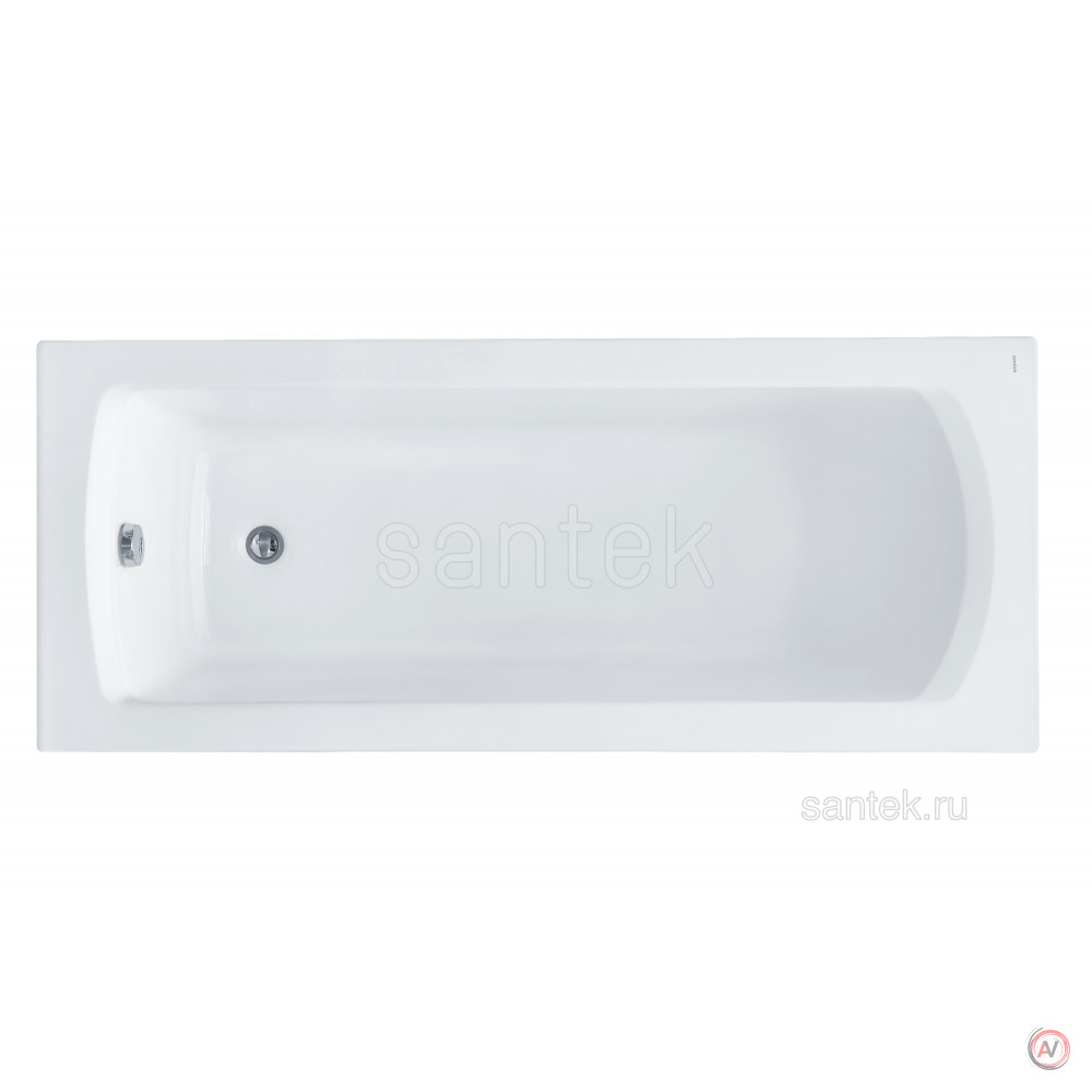 Ванна Santek Монако 160х70 прямоугольная белая 1WH111977
