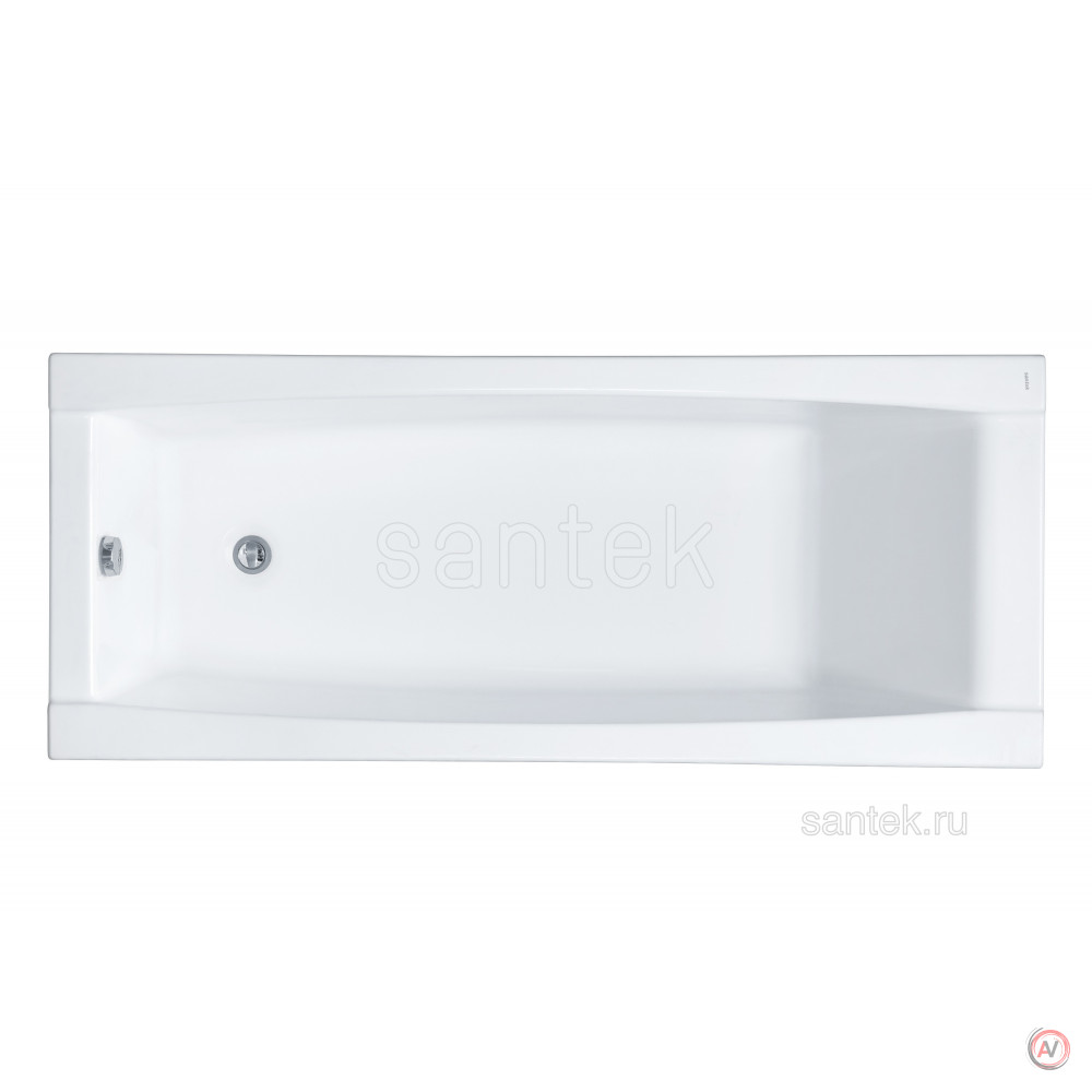 Ванна Santek Санторини 150х70 прямоугольная белая 1WH302497