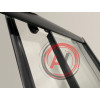 Душ. уголок NG- 012-14Q BLACK(1200х800х1950) низкий поддон(13см) стекло МОЗАИКА, 2 места