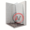 Душевое ограждение Ambassador Diamond 12011104L (1200x800x2000), 1 место