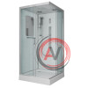 Душевая кабина NG- 6001-01GQ (900х900х2100) низкий поддон (16 см) стекло ПРОЗРАЧНОЕ, 4 места