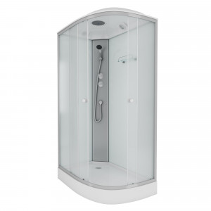 Душевая кабина NG- 4312-08L (1200х800х2150) низкий поддон(13см) стекло МАТОВОЕ