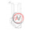 Душевое ограждение Ambassador Diamond 12011112R (1000x1000x2000), 1 место