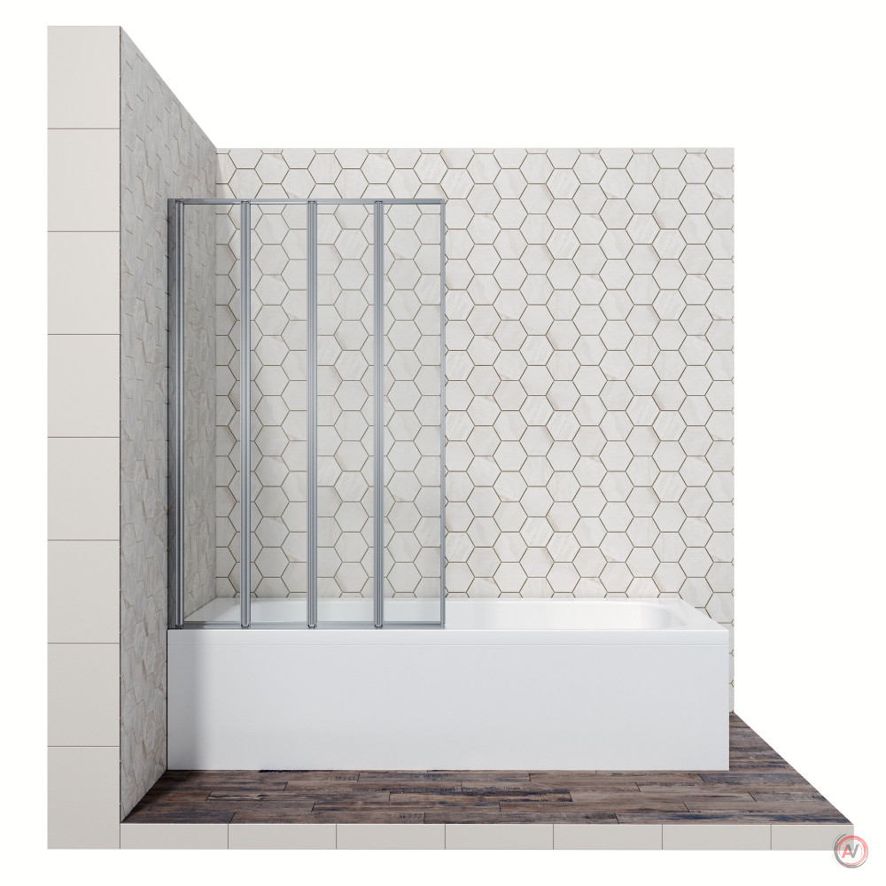 Шторка для ванны Ambassador Bath Screens 16041111L (1000x1400), 1 место