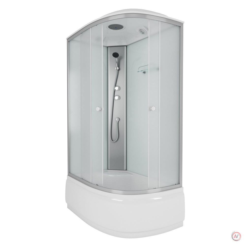 Душевая кабина NG- 7310-14L (1200х800х2150) высокий поддон(40см) стекло МАТОВОЕ