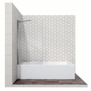 Шторка для ванны Ambassador Bath Screens 16041102 (700x1400), 1 место