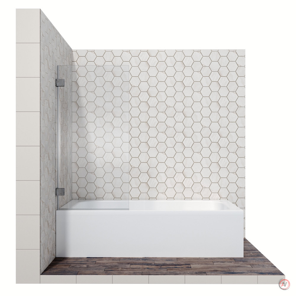 Шторка для ванны Ambassador Bath Screens 16041101 (700x1400), 1 место