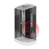 Душевая кабина NG- 4512-08L BLACK(1200х800х2150) низкий поддон(13см) стекло МОЗАИКА
