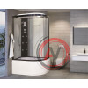 Душевая кабина NG-1910-01L (1200х800х2200) высокий поддон(48см) стекло ТОНИРОВАННОЕ