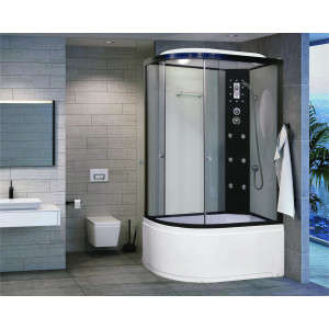 Душевая кабина NG-1910-01R (1200х800х2200) высокий поддон(48см) стекло ТОНИРОВАННОЕ