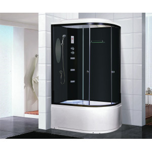 Душевая кабина NG-214-01LN (1200х800х2200) высокий поддон(48см) стекло ТОНИРОВАННОЕ