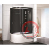 Душевая кабина NG- 214-01RN (1200х800х2200) высокий поддон(48см) стекло ТОНИРОВАННОЕ