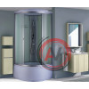 Душевая кабина NG- 2308-14 (900х900х2150) высокий поддон(45см) стекло МАТОВОЕ