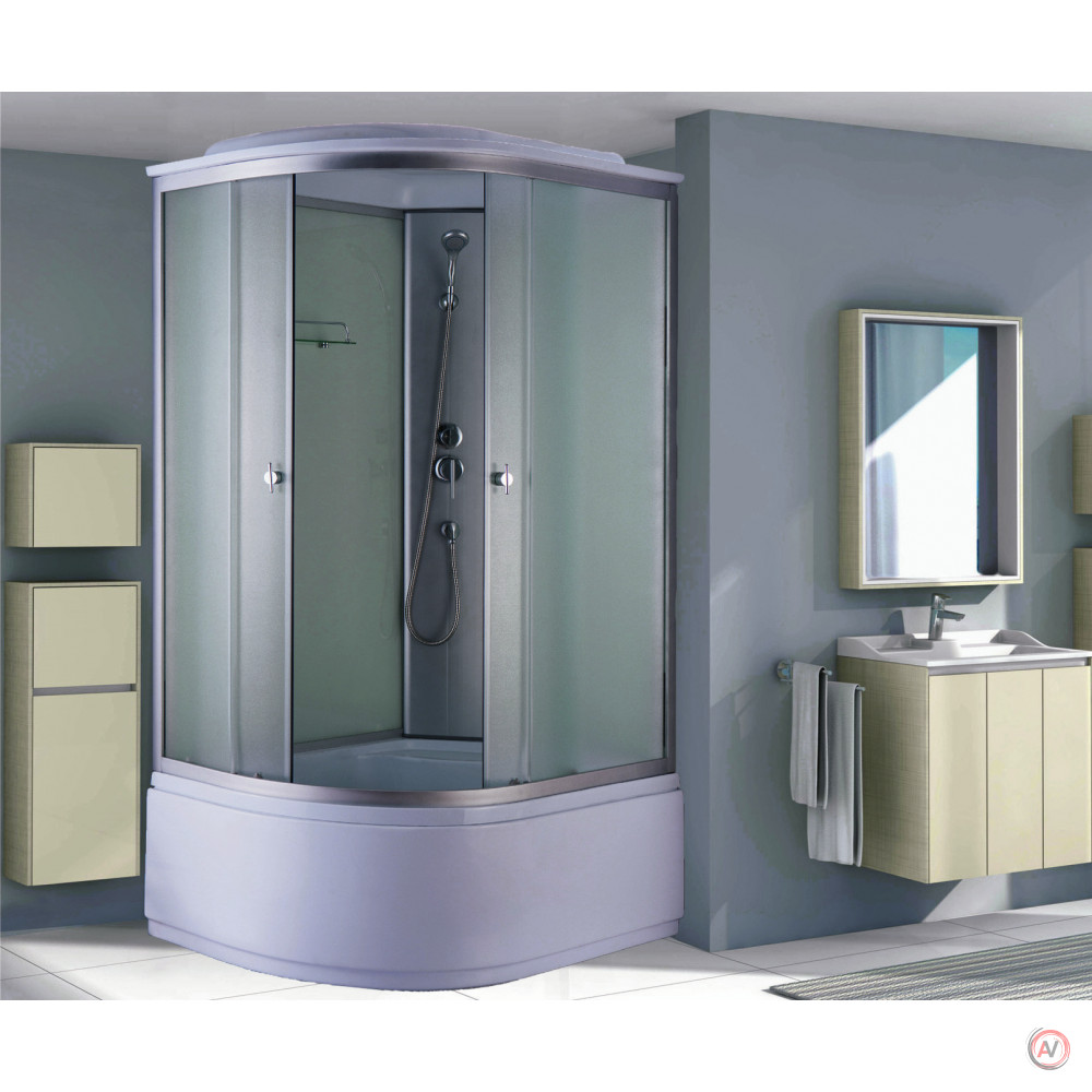 Душевая кабина NG- 2310-14R (1200х800х2150) высокий поддон(45см) стекло МАТОВОЕ