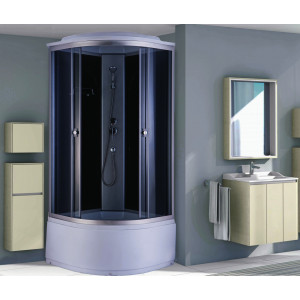 Душевая кабина NG- 2508-14 (900х900х2150) высокий поддон(45см) стекло ТОНИРОВАННОЕ