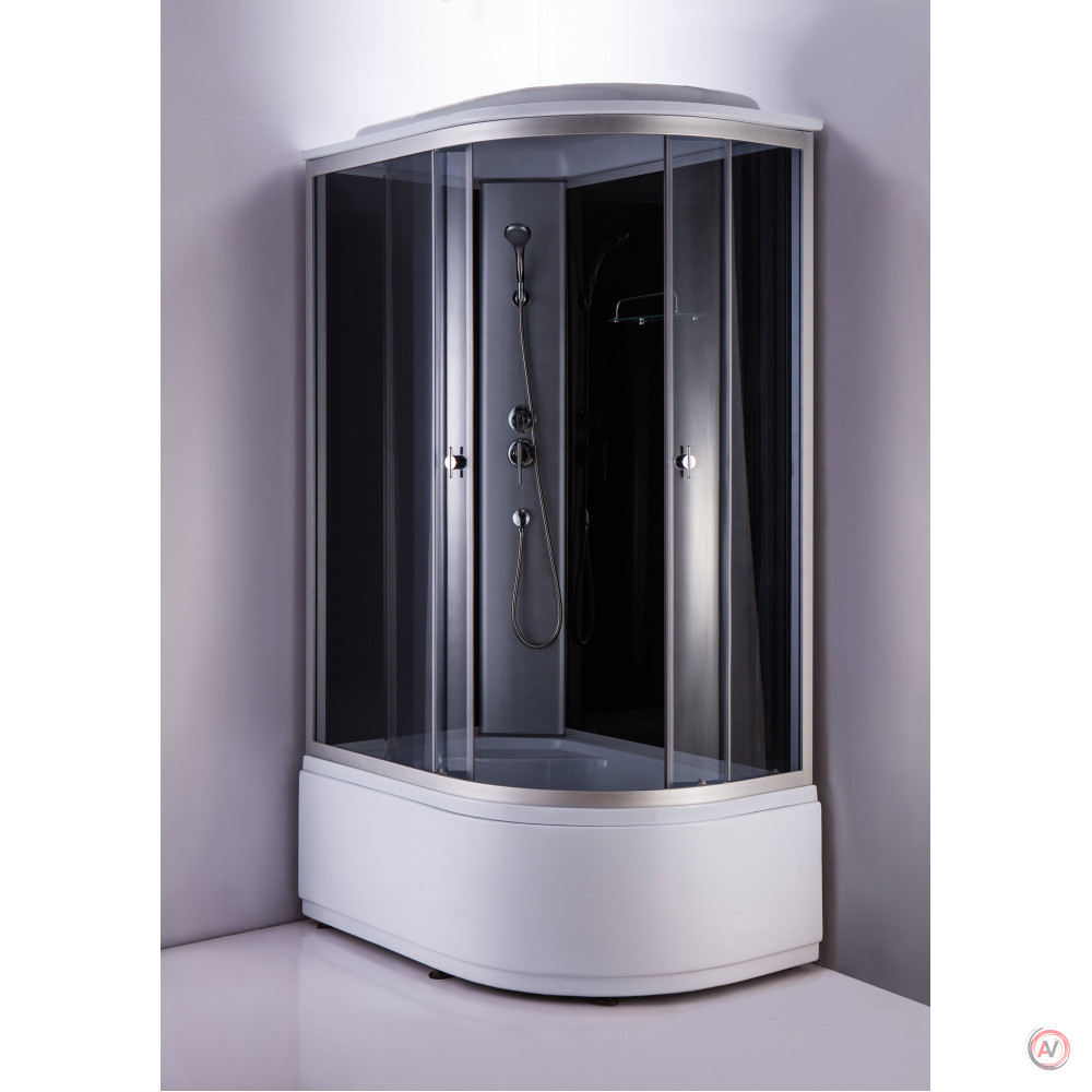 Душевая кабина NG- 2510-14L (1200х800х2150) высокий поддон(45см) стекло ТОНИРОВАННОЕ